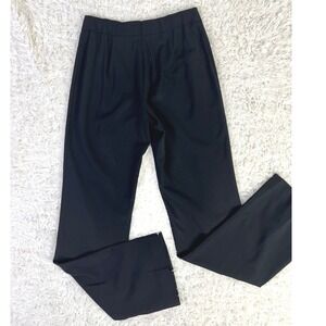 Escada Black Minimalist Officecore Wool Blend Classic Dress Pants Casual‎ Size 4